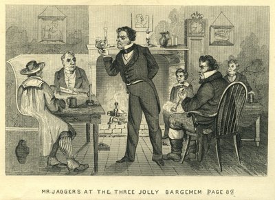 Great Expectations - Mr. Jaggers At The Three Jolly Bargemen, c.1862 by Unbekannt Unbekannt